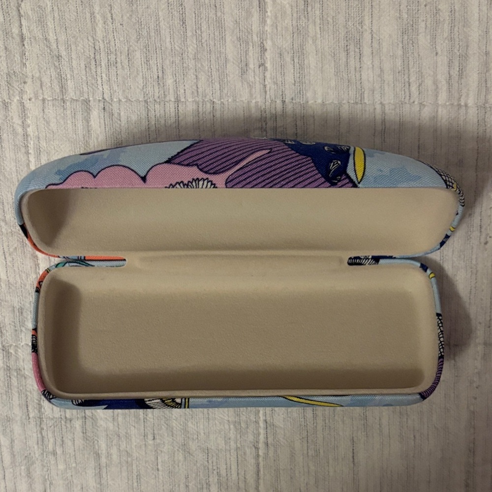 Vera Bradley Butterfly Design Hard Shell Eye Glasses Case - Picture 6 of 8